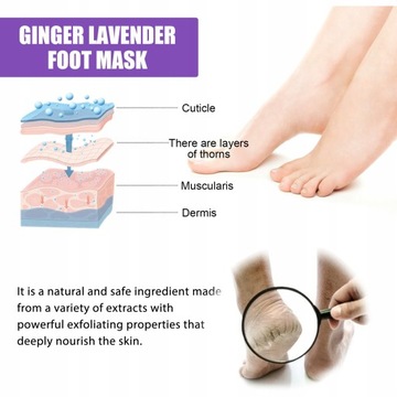 Imbirowa Maseczka Złuszczająca Do Stóp