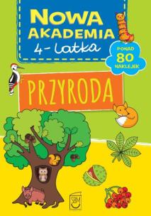 Nowa Akademia 4 latka PRZYRODA NAKLEJKI wys.24h