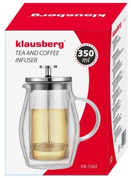 ТЕРМОПОРШНЕВАЯ КОФЕ/ЧАЯ 350мл KLAUSBERG KB-7682