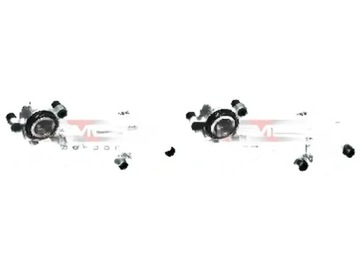 2X TŘMENY BRZDY KAMOKA PŘEDNÍ L+P DO OPEL ADAM CORSA E