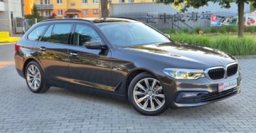 BMW Seria 5 G30-G31 Touring 520d 190KM 2018 BMW 520d 190ps Sport Line serwis ASO piękna Laser Led Gwarancja!, zdjęcie 21