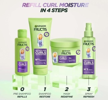 Маска метода кудри Garnier Fructis для вьющихся и волнистых волос 370 мл