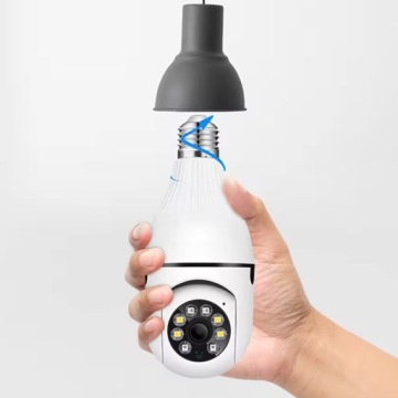 ВРАЩАЮЩАЯСЯ ВНУТРЕННЯЯ КАМЕРА 64G WIFI ЛАМПА 1080P РЕЗЬБА E27 НОЧНОГО ВИДЕНИЯ