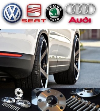 ПРОСТАВКИ 20мм 5x112 Audi A3 S3 8P/8V 2 ШТ + ВИНТЫ