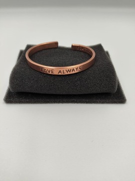 Inspirująca Bransoletka z Miedzi Love Always