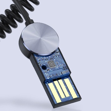 Приемник Bluetooth 5.0 Портативный беспроводной аудиоадаптер 3,5 мм