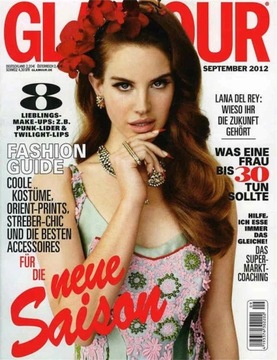 Plakat na płótnie Lana Del Rey czarno-różowa plaka