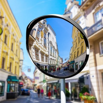 НАРУЖНОЕ ЗЕРКАЛО ДЛЯ НАРУЖНОГО МОНИТОРИНГА 30 СМ НАРУЖНОЕ ДОРОЖНОЕ ЗЕРКАЛО НА 130°