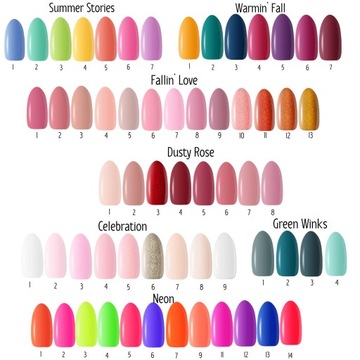 CLARESA LAKIER HYBRYDOWY UV/LED HYBRYDA WYBÓR KOLORU