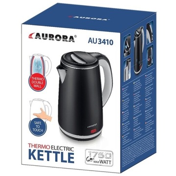 Электрический чайник внутри INOX 2L BLACK