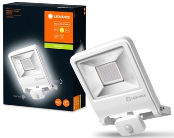 Ledvance ENDURA lampa naświetlacz SENSOR 50W biały