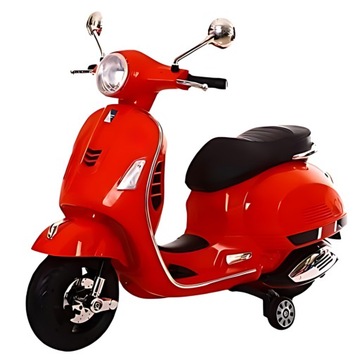 ЭЛЕКТРОСКУТЕР ДЛЯ ДЕТЕЙ СВЕТОВОЙ СИГНАЛ АККУМУЛЯТОР КРАСНЫЙ