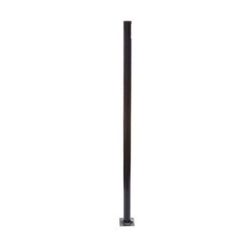 Noga meblowa okrągła 80 cm czarna stołu blatu