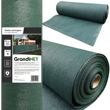 SIATKA OSŁONA 90% CIENIÓWKA NA PŁOT OGRODZENIE PANELE 1,2x10m ZIELONA 120cm