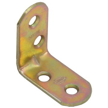 Kątownik budowlany stalowy 30x30x16mm żółty ocynk