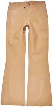 VERO MODA spodnie BOOTCUT beige SAVAGE _ M