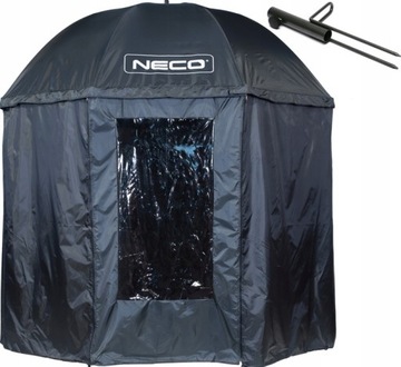 PARASOL WĘDKARSKI PEŁNY NECO PRO GUMOWANE SZWY 250CM PLUS UCHWYT