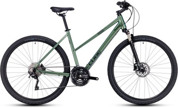 Rower Cube Nature Exc Trapez verde´n´black 2023 XS