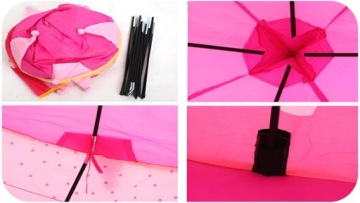 Палатка Детская, Дом, Дворец, Замок, Для Дома, Сада, Запираемая, Складная, Большая