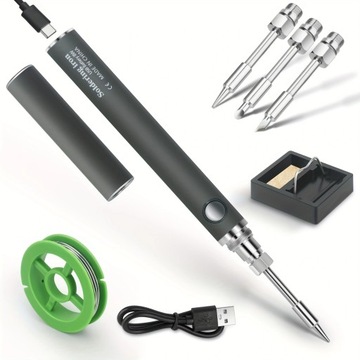 Cordless resistance soldering iron 450C with battery temperature adjustment