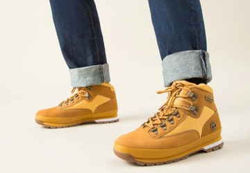 Buty męskie Timberland Euro Hiker LTR miodowe trapery wodoodporne skórzane