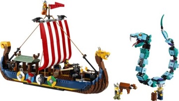 LEGO CREATOR КОРАБЛЬ ВИКИНГОВ И ЗМЕЯ МИДГАРДА 31132