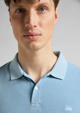 Lee Natural Dye Polo - Ice Blue