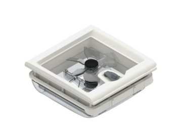 Вентилятор с рамой для мансардного окна Fiamma Kit Turbo Vent 28 28x28