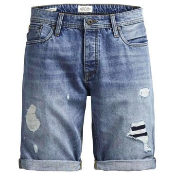 Okazja Jack & Jones Męskie spodenki jeansowe