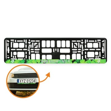 Рамка номерного знака с принтом KREATOR Создаете вы.