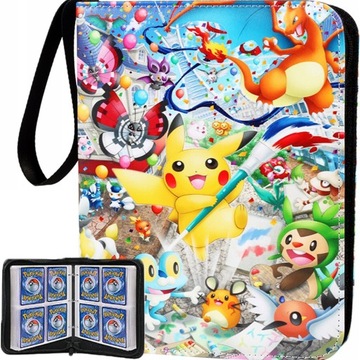ALBUM NA KARTY POKEMON SEGREGATOR NA 400 KART PIKACHU SUWAK
