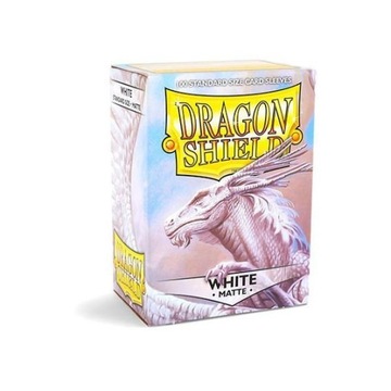KOSZULKI DRAGON SHIELD WHITE matte 100SZT