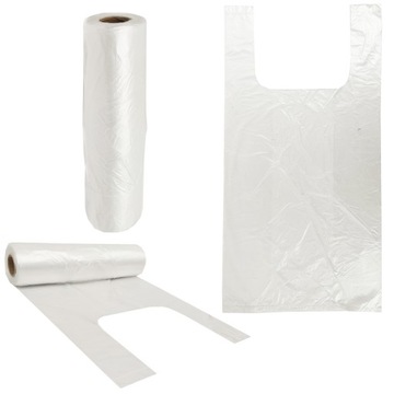 REKLAMÓWKA FOLIOWA ZRYWKA NA ROLCE HDPE 21x40cm