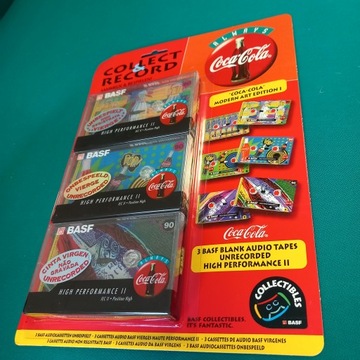 BASF 90 COCA COLA MODERN ART EDITION I 3PACK Kaseta magnetofonowa