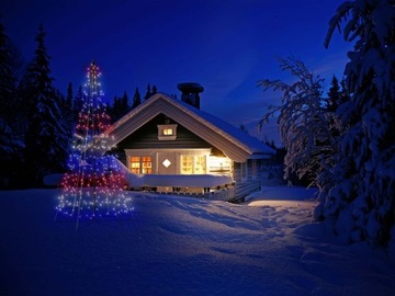 Twinkly Light Tree 450 RGBW LED, Pole black, 3 m, IP44 TWP500SPP-BEU