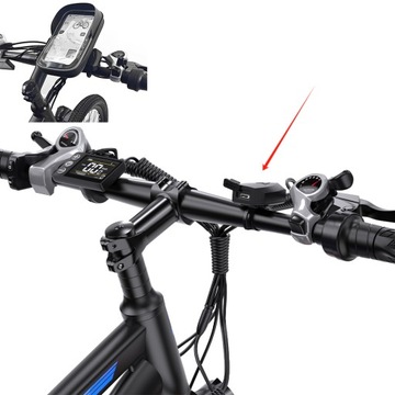 Электрический велосипед DUOTTS C29 48 В 15 Ач 29*2,1 дюйма Shimano 21 скорость + сумка