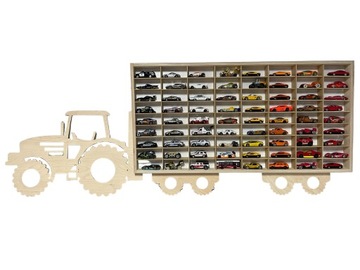 NOWOŚĆ półka TRAKTOR regał 72 resoraki hot Wheels