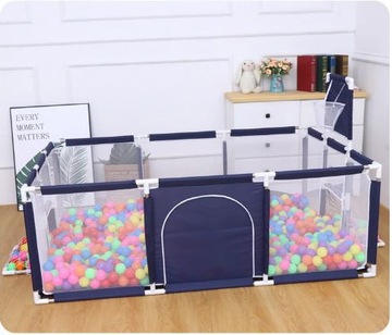 Duży kojec dla dzieci suchy basen plac zabaw 231x129 cm!