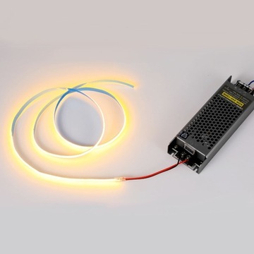 РАЗЪЕМ ДЛЯ СВЕТОДИОДНЫХ ЛЕНТ COB 8 ММ + ЗАЩЕЛКА КАБЕЛЯ