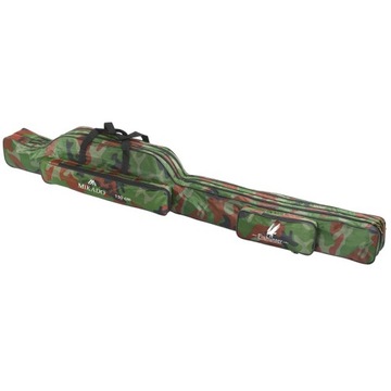 MIKADO Pokrowiec na wędki 2 komorowy 160cm CAMO