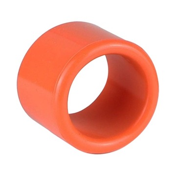 Ochraniacz wkładki do stojaka na tyczkę Wytrzymały przenośny do wędki do łodzi pomarańczowy