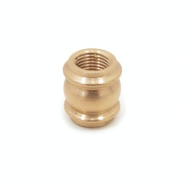 Mufka mosiężna 16x18 mm z gwintem M10x1