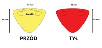 Migający odblask rowerowy pod siodełko Blincclip