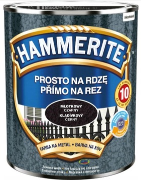 HAMMERITE PROSTO NA RDZĘ MŁOTKOWY CZARNY 0,7