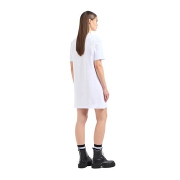 ARMANI EXCHANGE - Sukienka bawełniana biała L