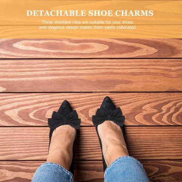 ЗАЖИМ ДЛЯ ОБУВИ С УЗЛОМ РУЧНОЙ РАБОТЫ, ДЕКОРАТИВНАЯ ПРЯЖКА ДЛЯ ОБУВИ С УЗЛОМ ДЛЯ «Сделай сам», 1 ПАРА