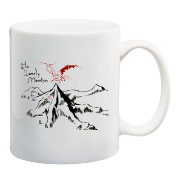 KUBEK Tolkien CYTATY HOBBIT WŁADCA PISARZ WZORY