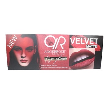 Набор из 12 матовых помад Angel Rose, Velvet Matte