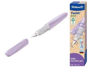 ПЕРЬЕВАЯ РУЧКА TWIST ECO P457 M LAVENDE L+R PELIKAN