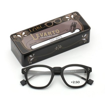 +2.5 Plusy LOKI - ITALY Okulary do komputera Blue Block okulary do czytania